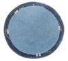 Nepal Rug 210x210cm - Wool Rug - Round / Blue / 210 x 210 cm Round