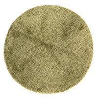 High-Pile Rug round  - 200 x 200 cm - olive green