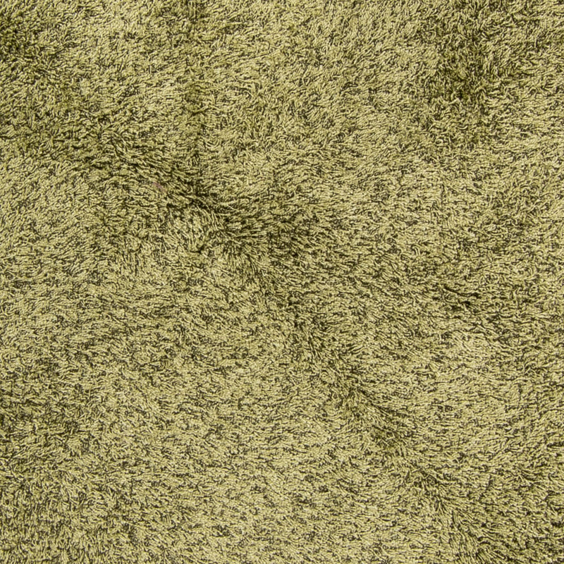 High-Pile Rug round  - 200 x 200 cm - olive green