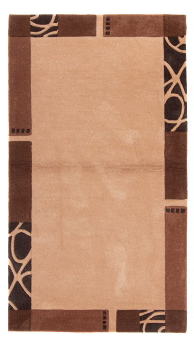 Rug 90x160cm - Wool Rug - brown