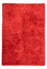 High-Pile Rug - 240 x 170 cm - red