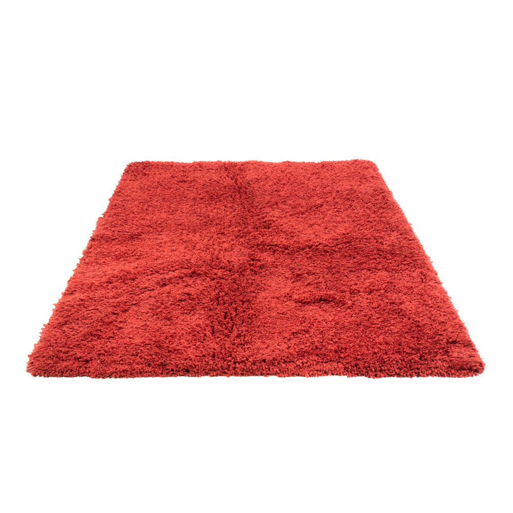 High-Pile Rug - 200 x 140 cm - red