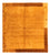 Nepal Rug square  - 207 x 199 cm - rust