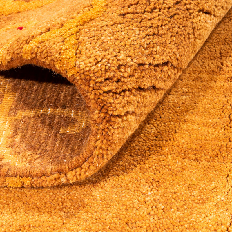 Nepal Rug square  - 207 x 199 cm - rust