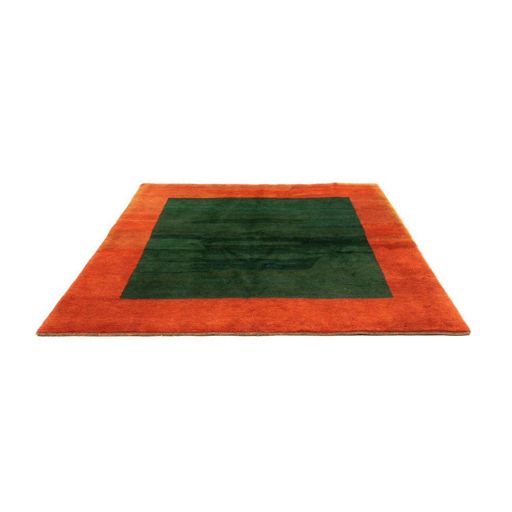Gabbeh Rug - Indus square  - 205 x 196 cm - green
