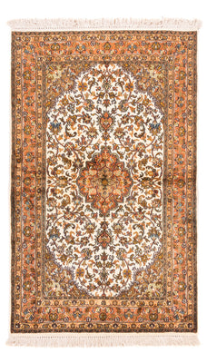 Silk Rug - Kashmir Silk - 149 x 95 cm - beige