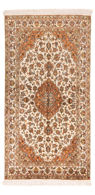 Silk Rug - Kashmir Silk - 168 x 95 cm - beige