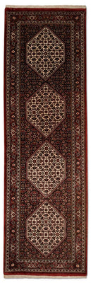 Runner Perser Rug - Bidjar - 246 x 77 cm - blue