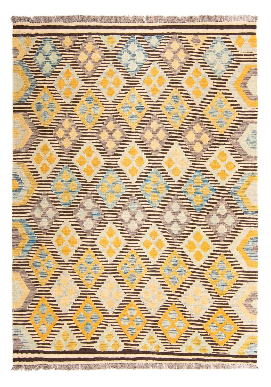 Kelim Rug - Splash - 175 x 125 cm - multicolored