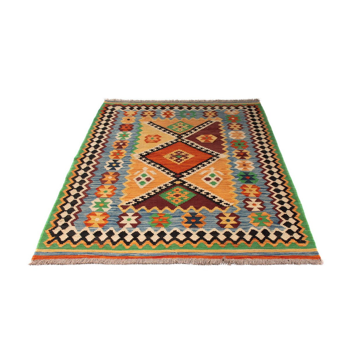 Kelim Rug - Splash - 178 x 127 cm - multicolored