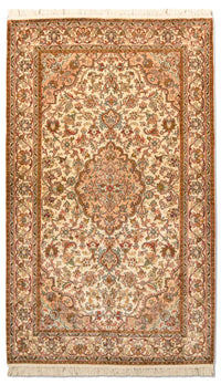 Silk Rug - Kashmir Silk - 164 x 94 cm - beige