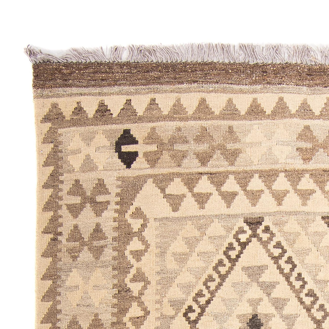 Kelim Teppich - Splash 190 x 130 cm - beige