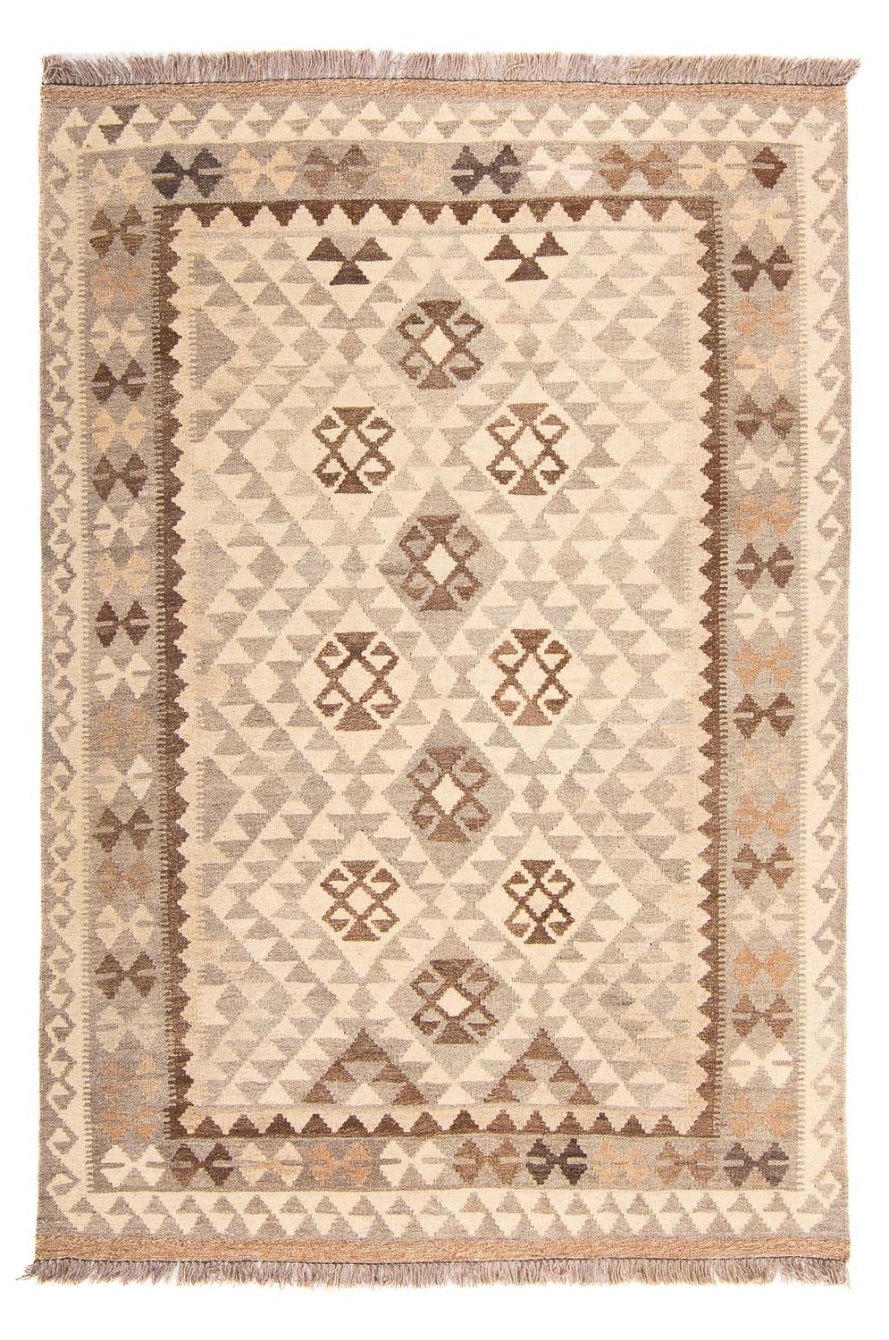 Kelim Rug - Splash - 175 x 127 cm - beige
