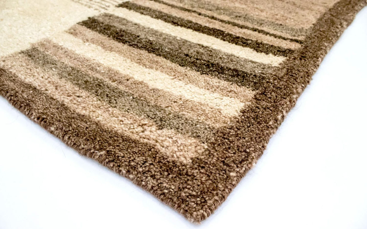 Wool Rug - 196 x 139 cm - beige