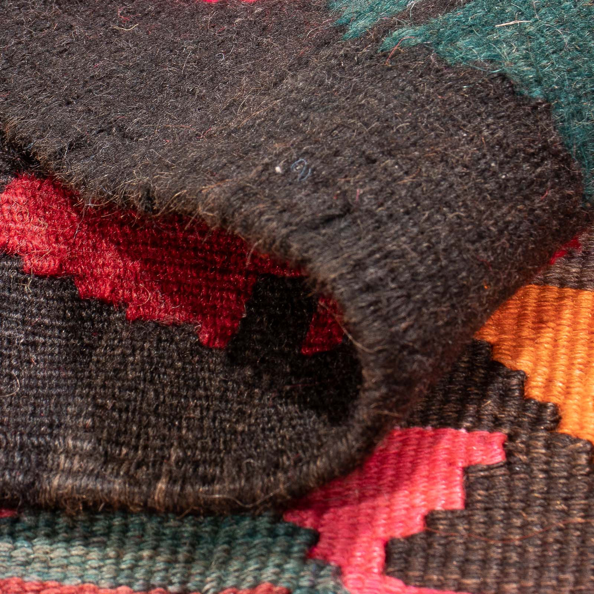 Runner Kelim Rug - Old - 430 x 210 cm - red