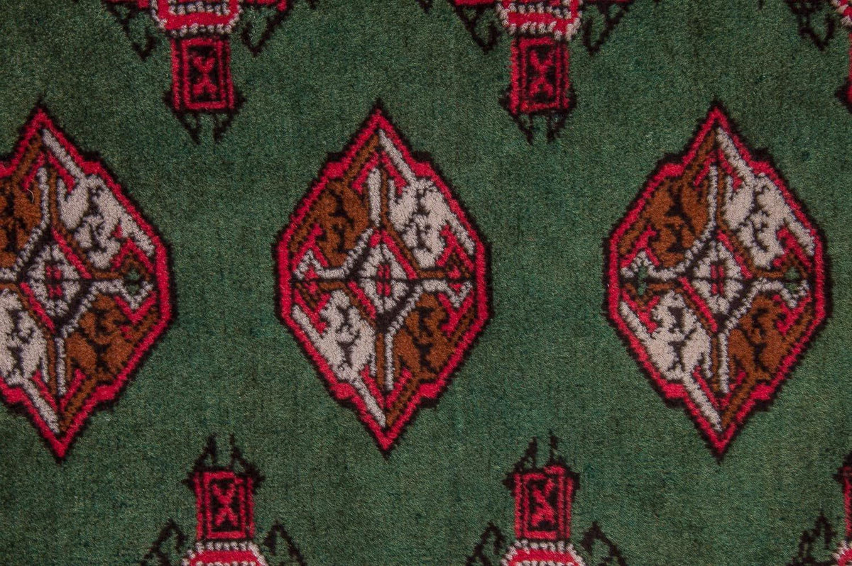 Turkaman Rug - 143 x 99 cm - green