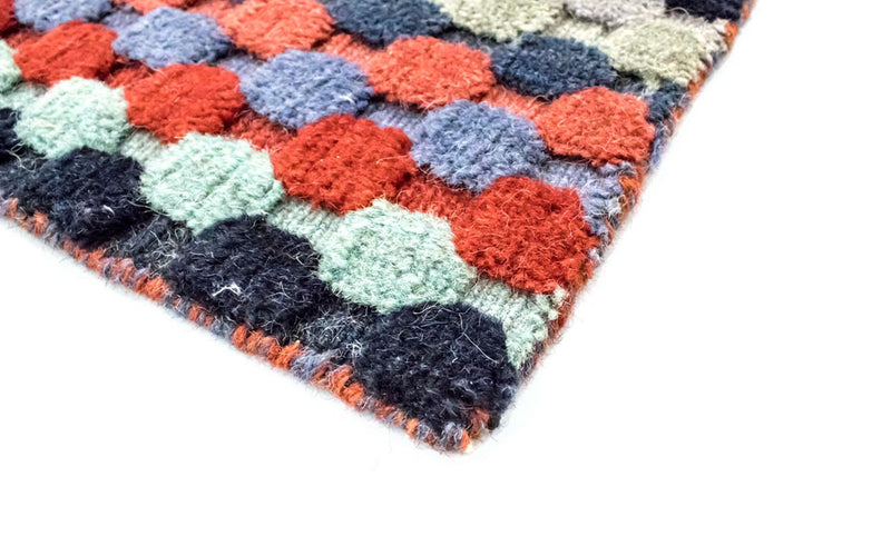 Wool Rug - 90 x 60 cm - multicolored