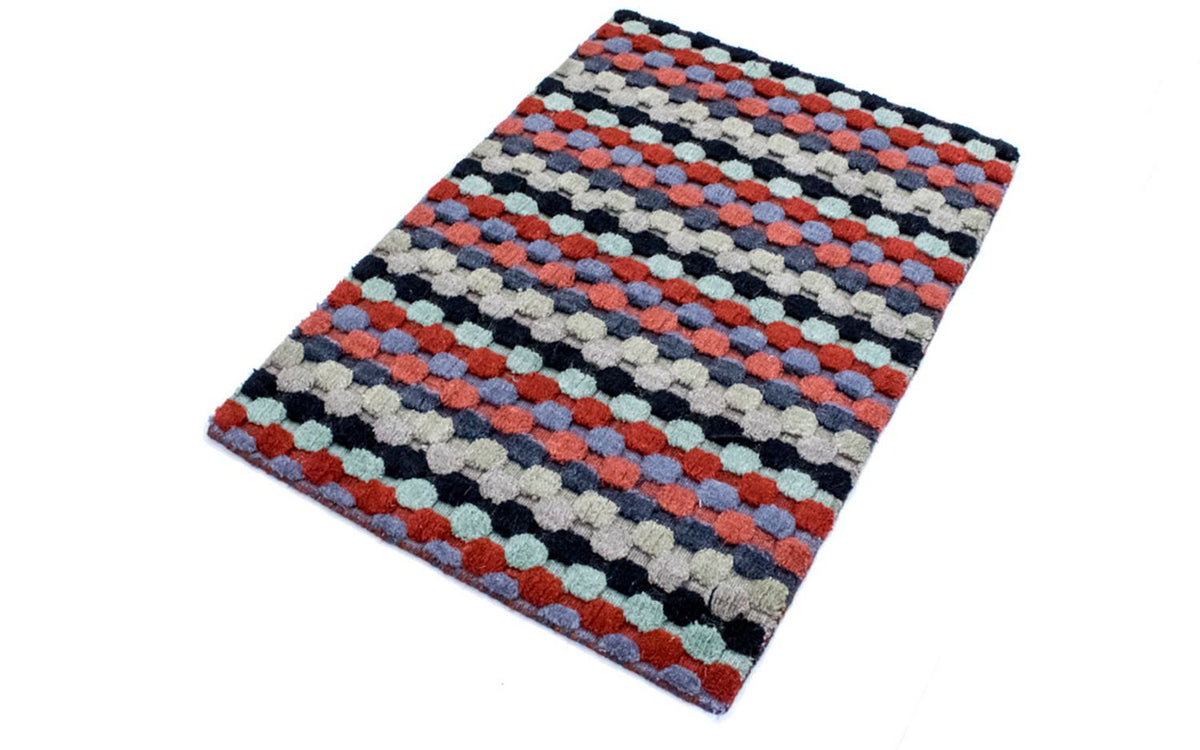 Wool Rug - 90 x 60 cm - multicolored