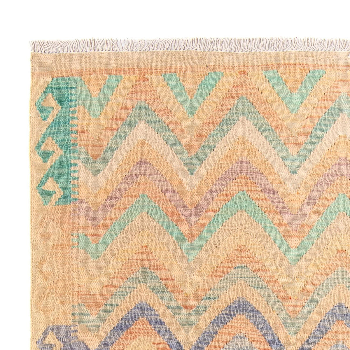 Kelim Rug - Splash - 203 x 152 cm - multicolored