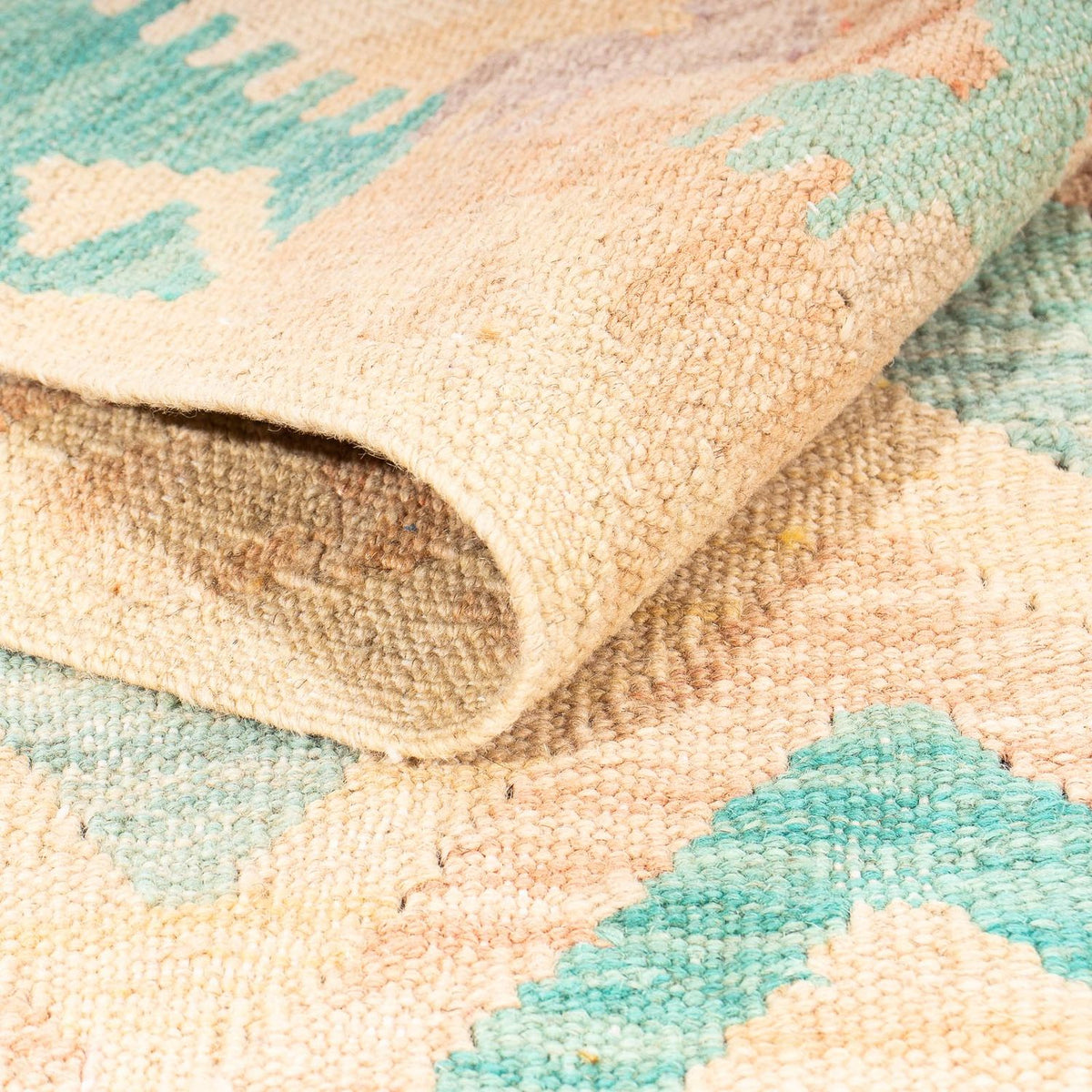 Kelim Rug - Splash - 203 x 152 cm - multicolored