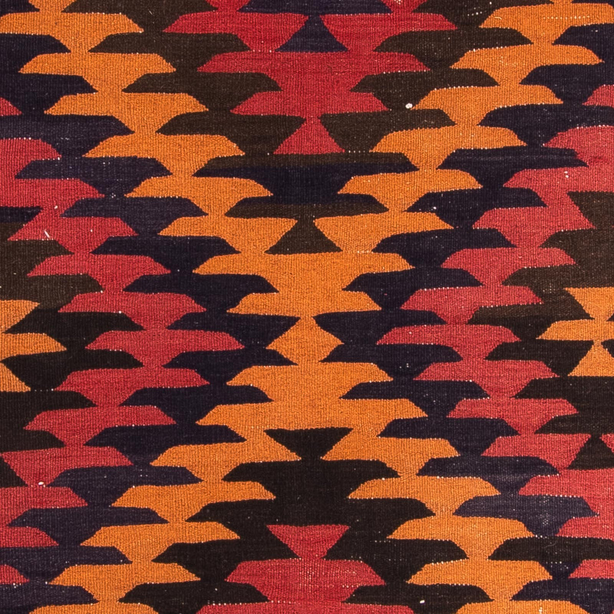 Runner Kelim Rug - Old - 395 x 150 cm - multicolored