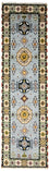 Runner Oriental Rug - 300 x 82 cm - light blue