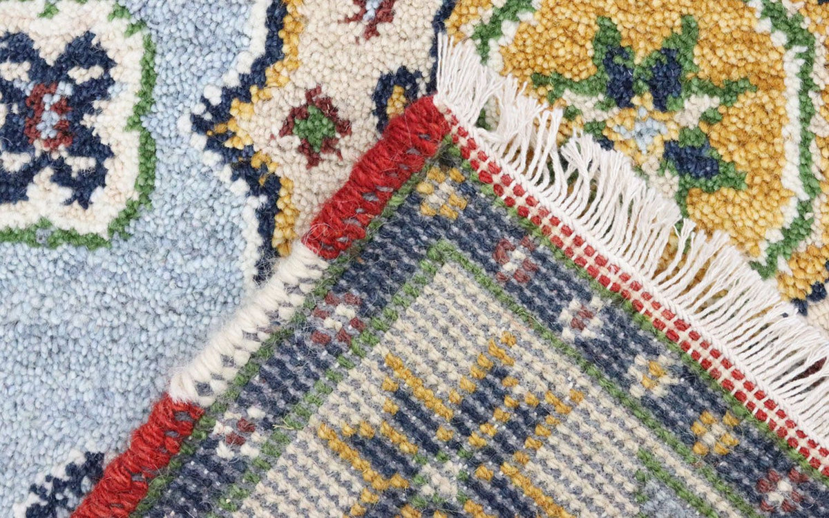 Runner Oriental Rug - 300 x 82 cm - light blue