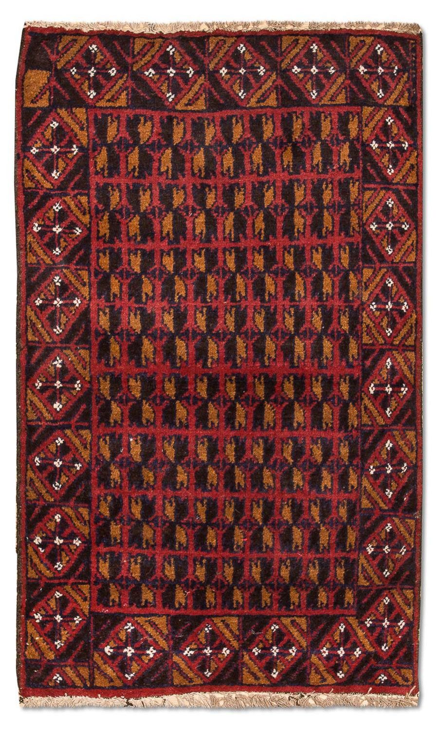 Belutsch Rug - 129 x 77 cm - red
