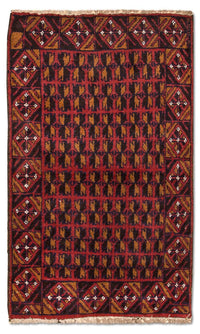 Belutsch Rug - 129 x 77 cm - red