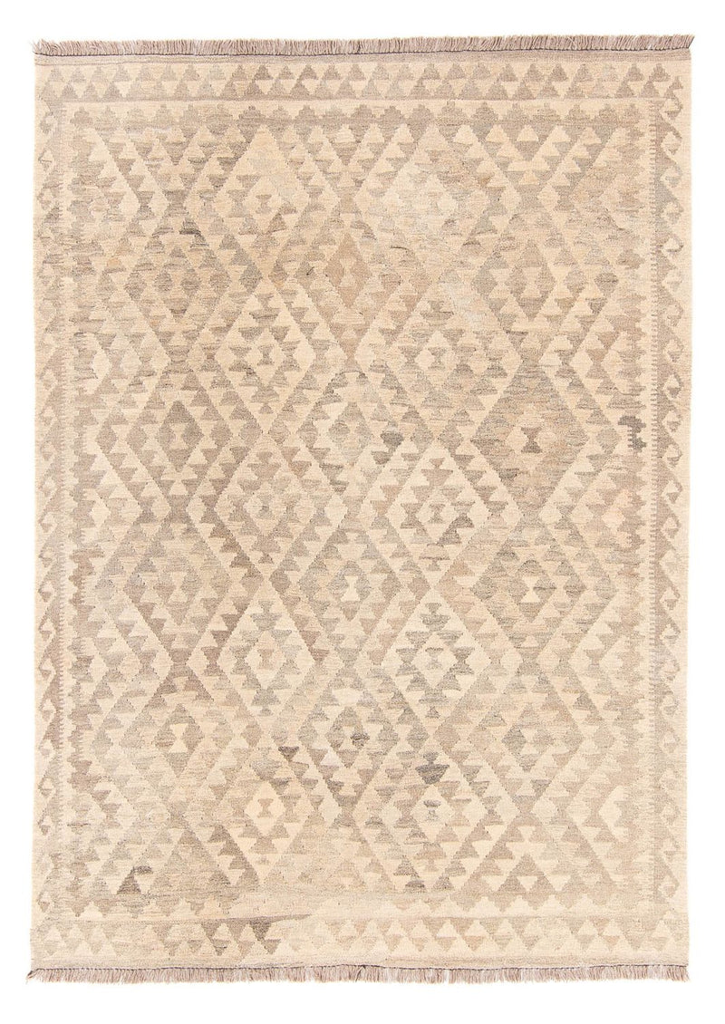 Kelim Rug - Splash - 210 x 154 cm - beige