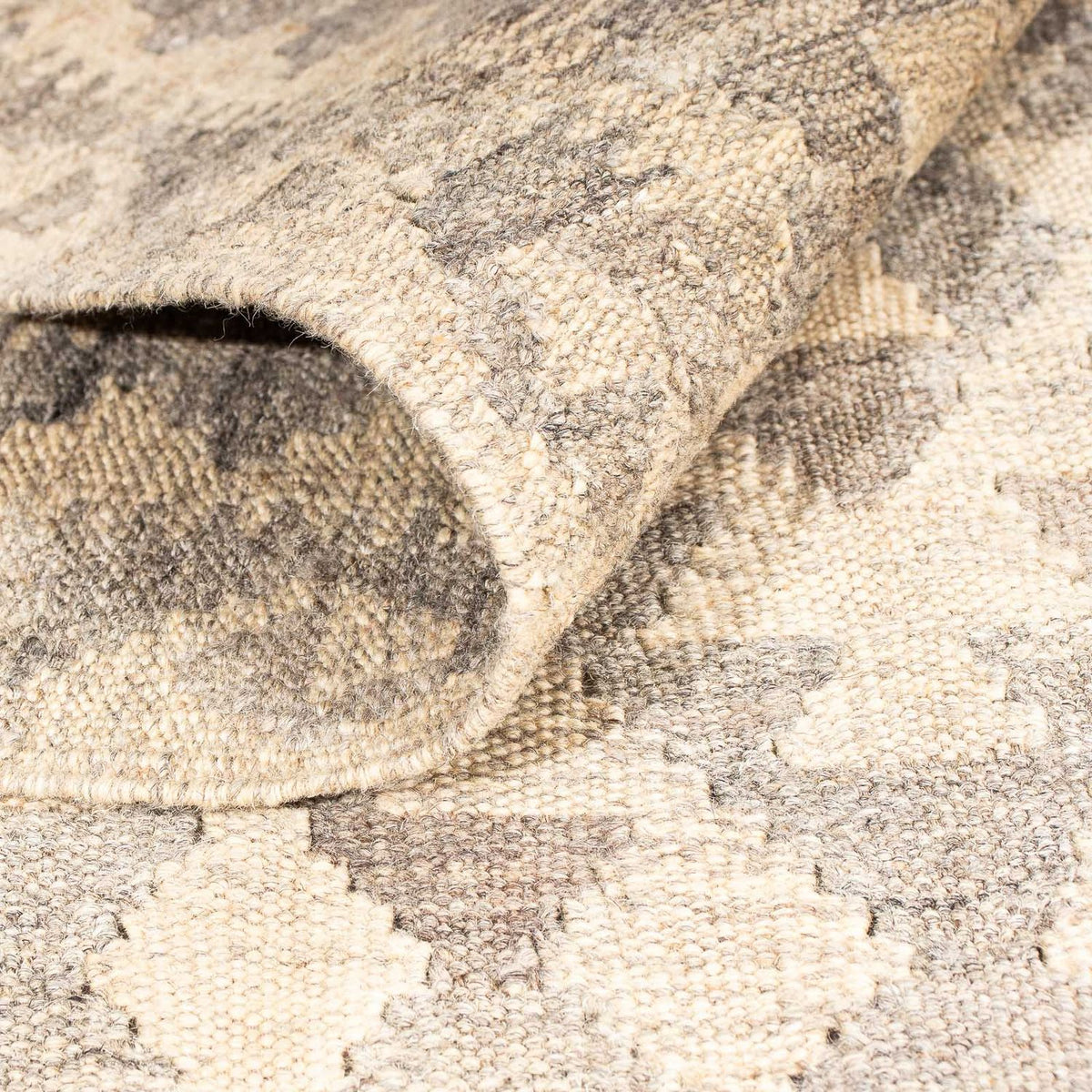 Kelim Rug - Splash - 210 x 154 cm - beige