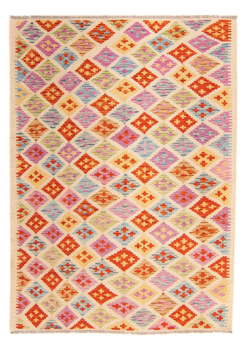 Kelim Rug - Splash - 168 x 125 cm - multicolored