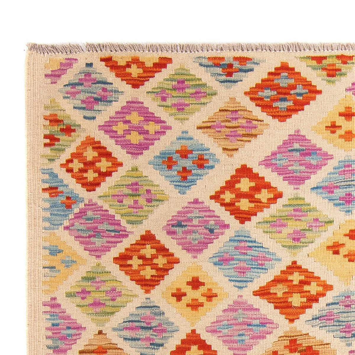 Kelim Rug - Splash - 168 x 125 cm - multicolored