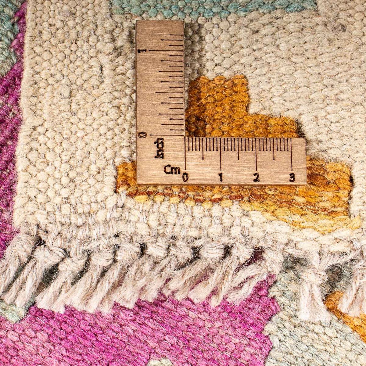 Kelim Rug - Splash - 203 x 148 cm - multicolored