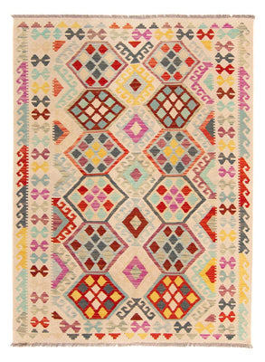 Kelim Rug - Splash - 204 x 154 cm - multicolored