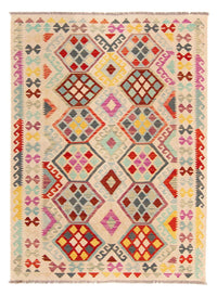 Kelim Rug - Splash - 204 x 154 cm - multicolored