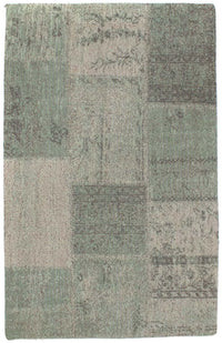 Patchwork Rug - 94 x 62 cm - multicolored