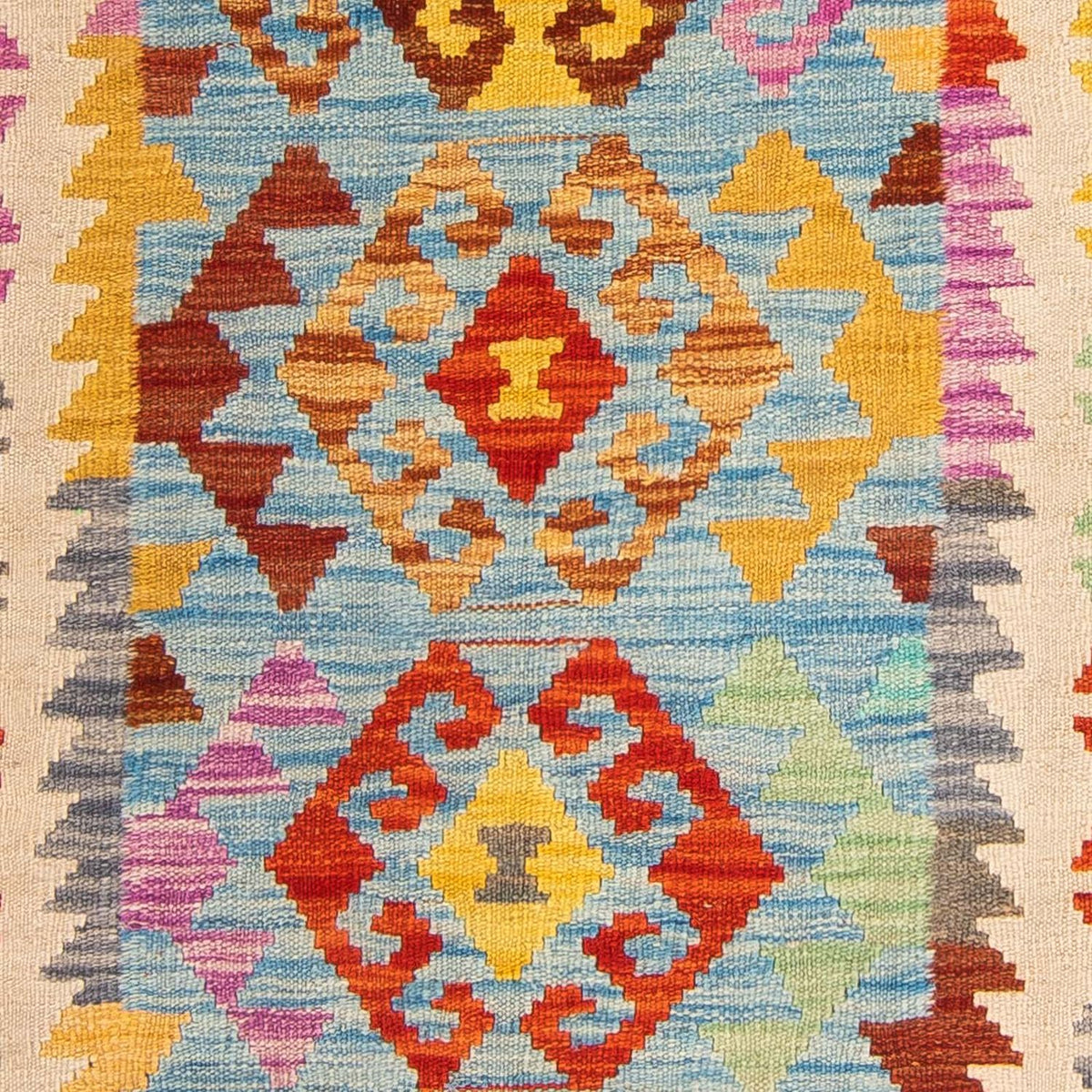 Kelim Rug - Splash - 146 x 100 cm - multicolored
