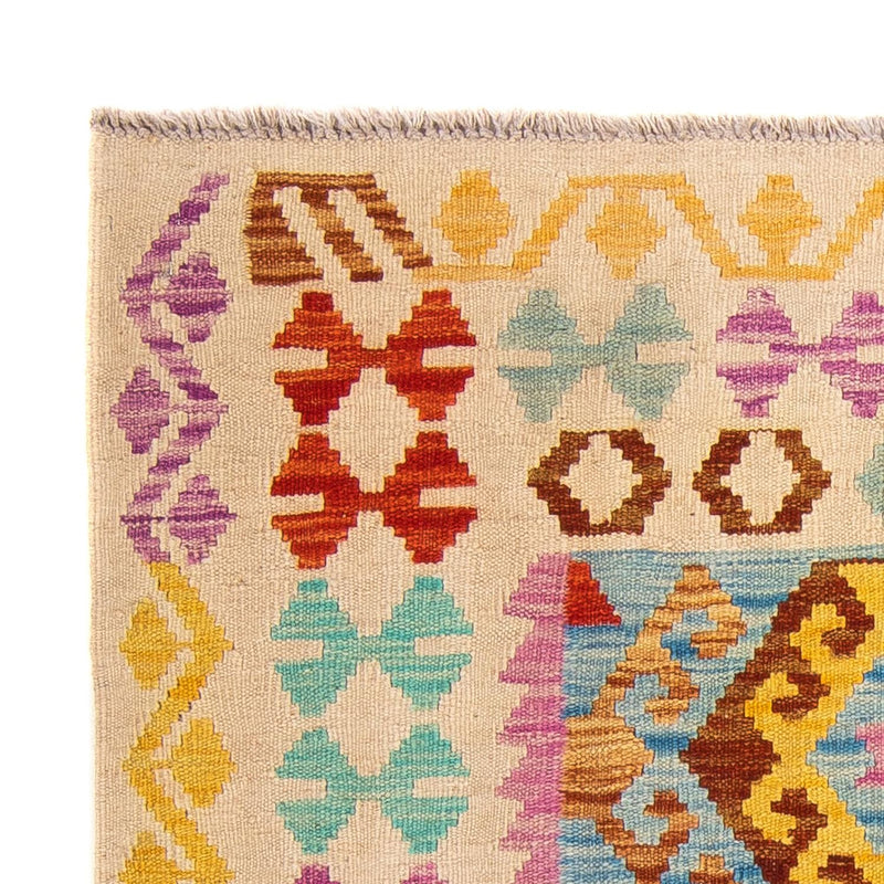 Kelim Rug - Splash - 146 x 100 cm - multicolored