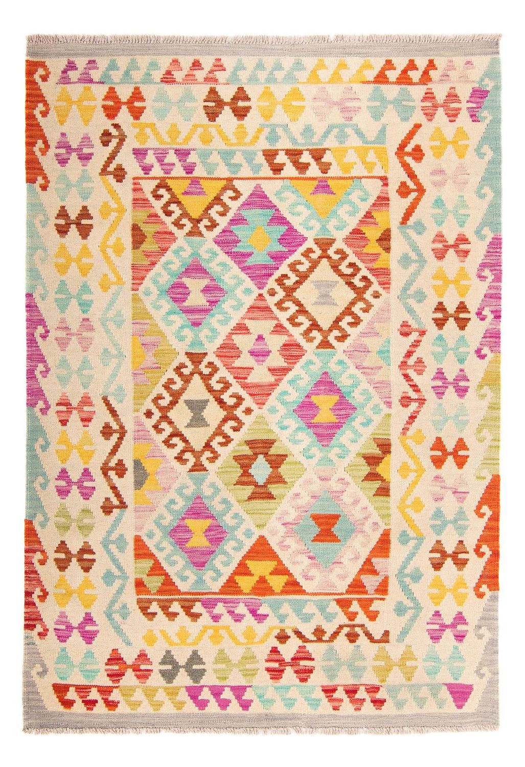 Kelim Rug - Splash - 178 x 123 cm - multicolored
