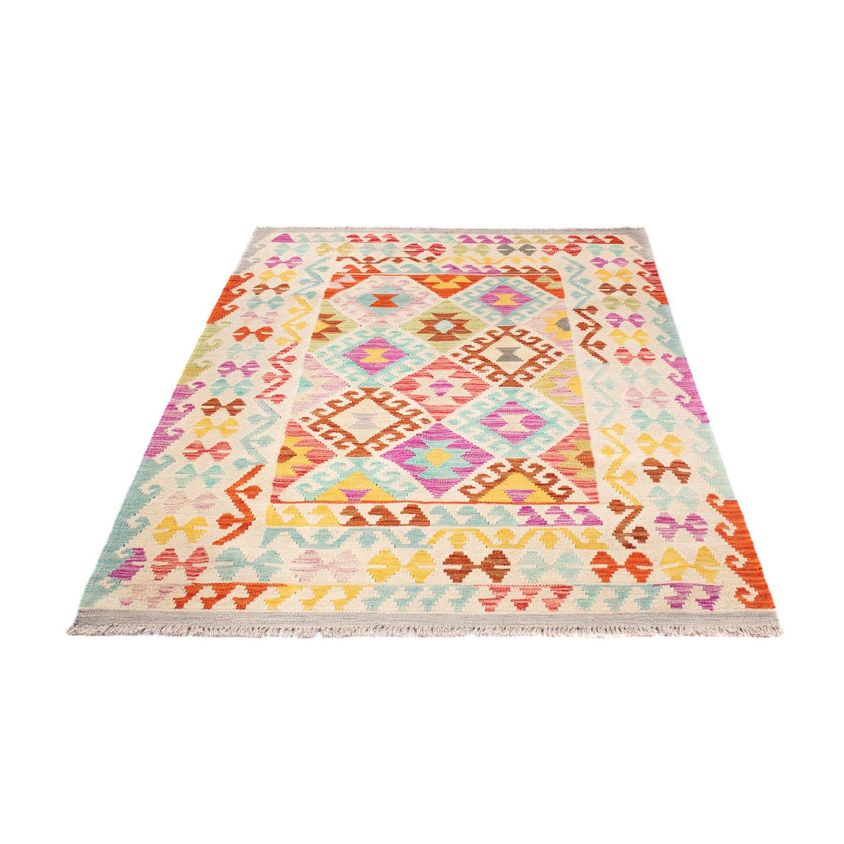 Kelim Rug - Splash - 178 x 123 cm - multicolored