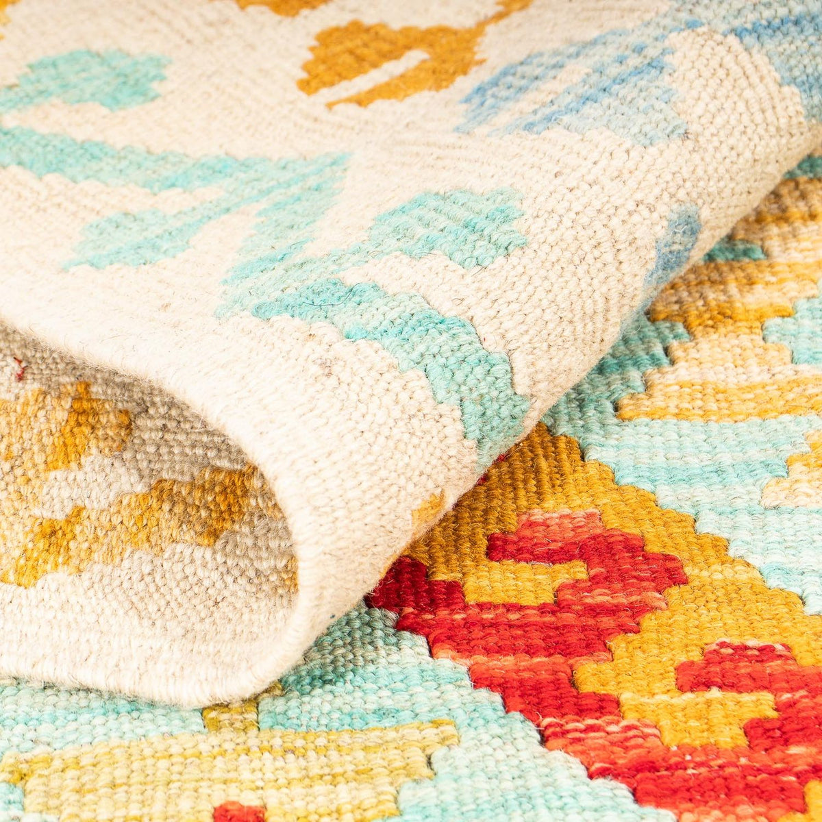 Kelim Rug - Splash - 152 x 101 cm - multicolored