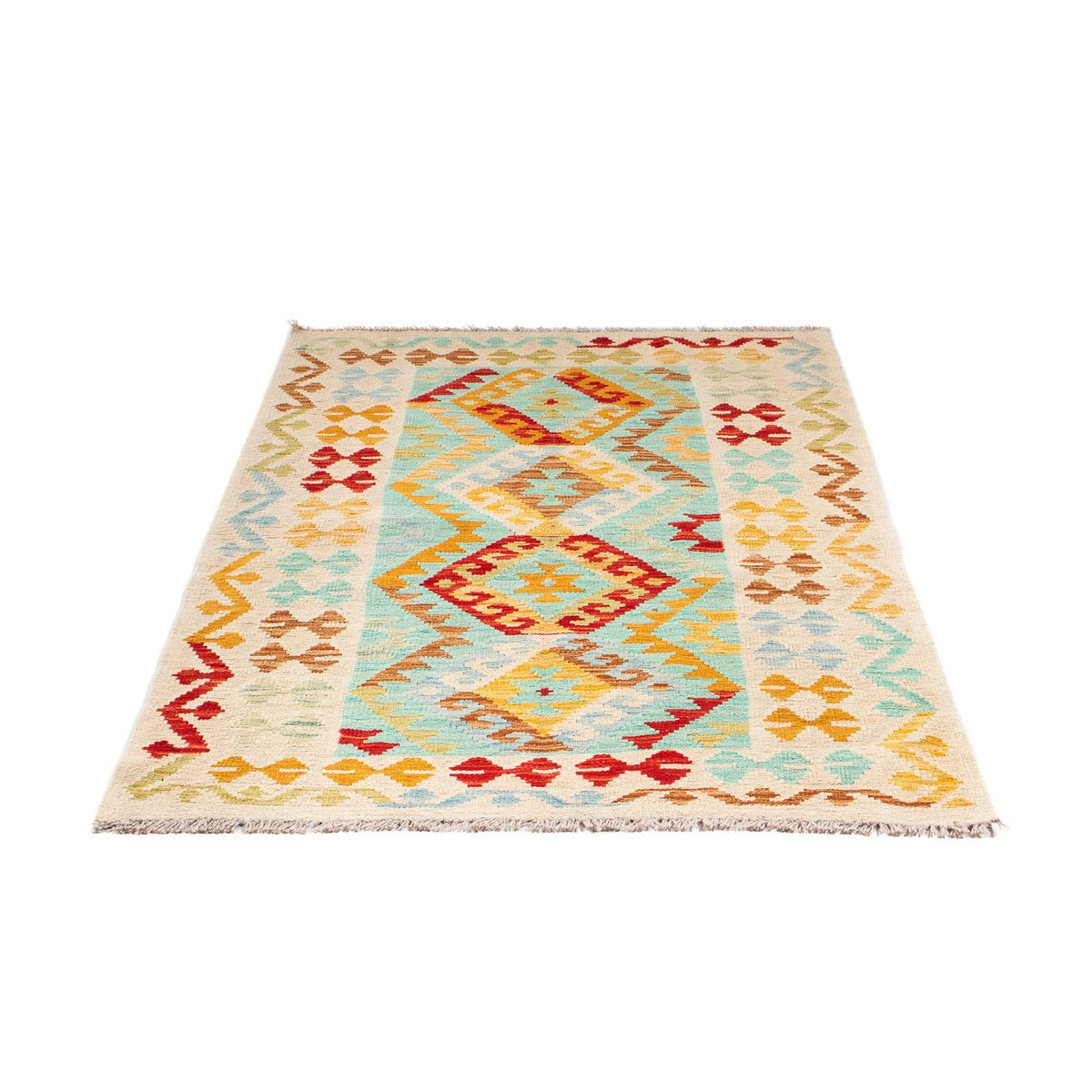 Kelim Rug - Splash - 152 x 101 cm - multicolored