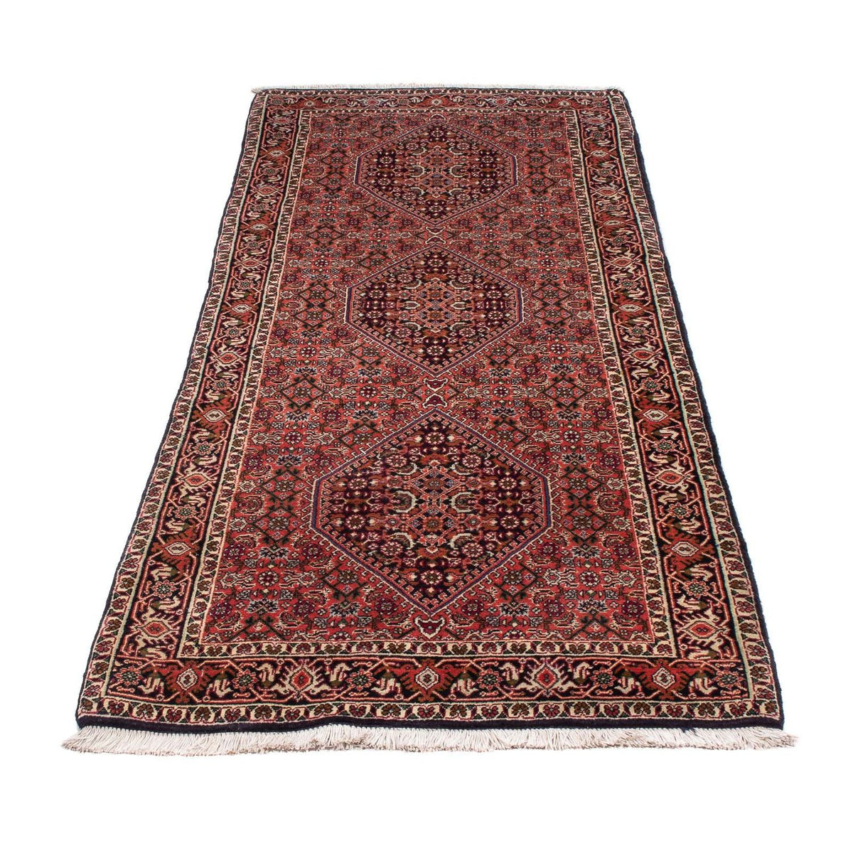 Runner Perser Rug - Bidjar - 205 x 76 cm - dark blue