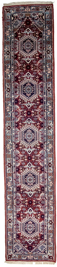 Runner Oriental Rug - 343 x 69 cm - red