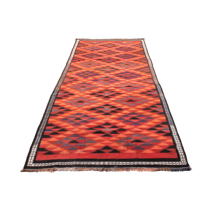 Runner Kelim Rug - Old - 365 x 148 cm - multicolored