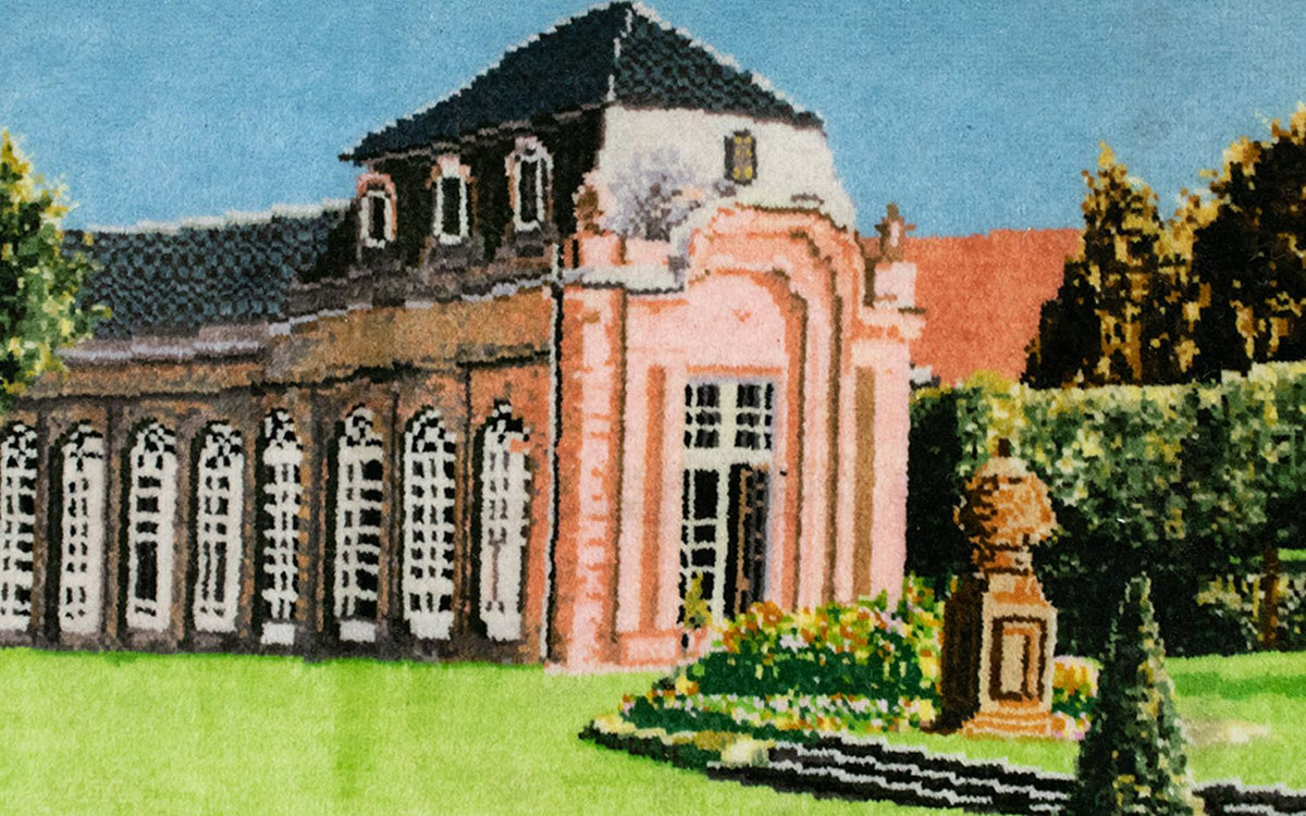 Tapestry square  - 116 x 95 cm - multicolored