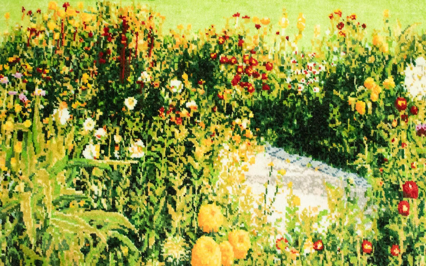 Bild-Teppich 116x95cm - Orientteppich