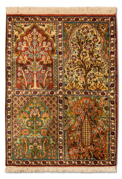 Kashmir Silk Rug 65x91cm - Oriental Rug