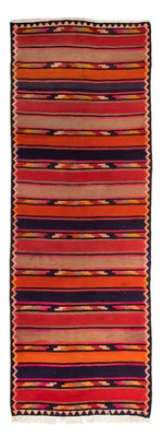 Runner Kelim Rug - Old - 340 x 125 cm - multicolored